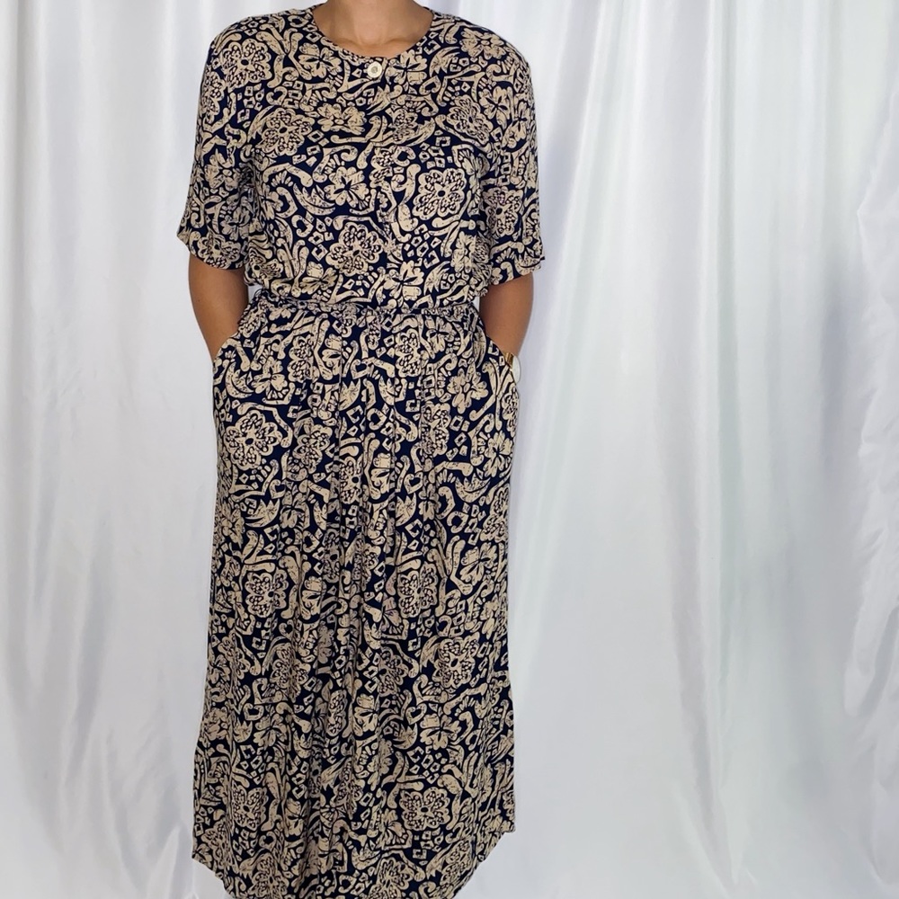 Vintage Orvis Button Frontal Dress (size 6)